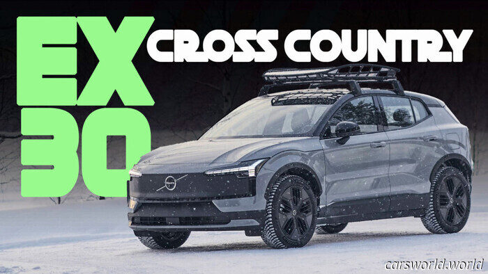 El Volvo EX30 Cross Country añade un toque de robustez al pequeño vehículo eléctrico | Carscoops